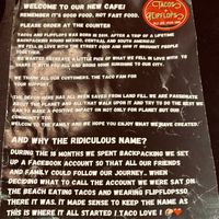 Background of the cafe  at Tacos and Flipflops - Pop-up in Peterborough