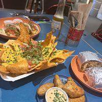 Tacos and wings nachos   at Tacos and Flipflops in Peterborough