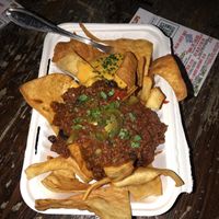 Nachos with chilli at Tacos and Flipflops - Pop-up in Peterborough