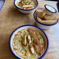 Katsu tofu noodle bowl….absolutely delicious   at Okra in Shrewsbury
