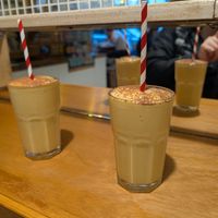 Mango Lassi at Okra in Shrewsbury