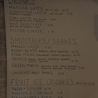 Menu at Okra in Shrewsbury