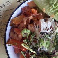 Buddha Bowl with crispy tofu   at Okra in Shrewsbury