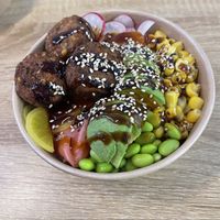 Vegan Poke with Falafel!  at Bowls in Edinburgh