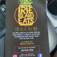 Here is their info  at Irie Island Eats in Marathon