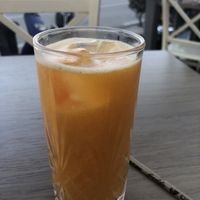 Fresh orange juice   at Ampelaki in Kefalonia