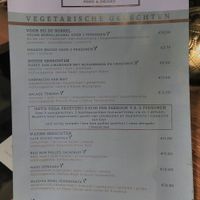 Menu october 2019 at Jeff's in Amersfoort
