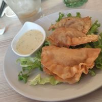 Bánh cuốn – Vietnamese pancakes
Steamed thin pancakes with vegetables and black mushrooms at Mây Bay in Vincennes