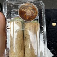 tofu spring rolls  at Madam Saigon Baguette in South Yarra