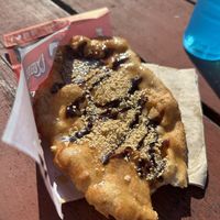 Peanut butter vegan beaver tail   at BeaverTails in Niagara Falls