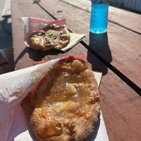 Apple pie vegan beaver tail  at BeaverTails in Niagara Falls