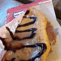 Pecan pie (without fresh pecans) at BeaverTails in Niagara Falls