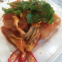 Tofu with tomato  at An Lac Tam 2 in Da Nang