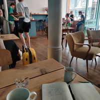 Filterkaffee and sketching in Café Kater at Café Kater in Leipzig