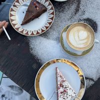 Schoko und Himbeer Kuche    at Café Kater in Leipzig