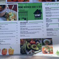 All vegan menu at HOME Kitchen, Bar & Bed in Phuket
