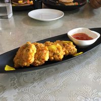 Corn fritters tasted great! at HOME Kitchen, Bar & Bed in Phuket