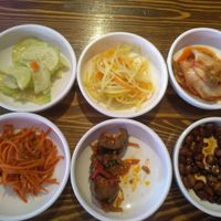 Yummi vegan starters at Kaya Korean in Dushanbe