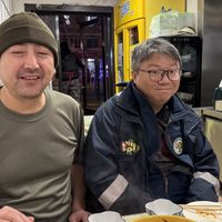 XuTie and Chen!  at TiānYuán SùShí 天缘素食 in Dalian