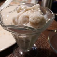 Vegan coconut ice cream at Mediterraneo Pizza & Pasta in Koh Phangan