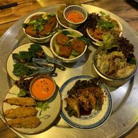 Selection of yummy small dishes at Element Five in Berlin