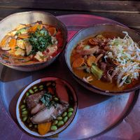 In front: Vegan Dack! at Element Five in Berlin