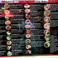 Menu at Element Five at Element Five in Berlin