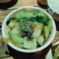 Pak choi wok. at Element Five in Berlin