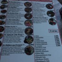 Menu   at Element Five in Berlin