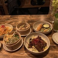 5,20€ pro Tapas Portion aber sehr lecker   at Element Five in Berlin