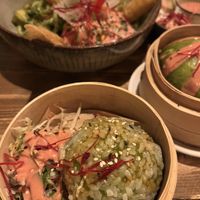 Sticky rice ball  at Element Five in Berlin