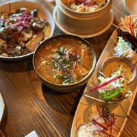 These were our 4 tapas we choose  at Element Five in Berlin