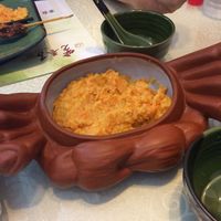 fake crab mash also good, but doesn't taste of crab!  at Kuan Xiang Zi - View and World in Shenyang