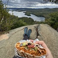 Picked up a taco wrap on the way to NH 🤩  at Sweet Rose in Fall River
