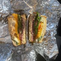 Roasted squash sandwich   at Sweet Rose in Fall River