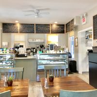 Baked goods are all vegan, right side is all GF at Sweet Rose in Fall River