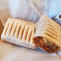 Breakfast wrap at Sweet Rose in Fall River