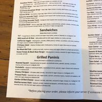 Menu at Sweet Rose in Fall River