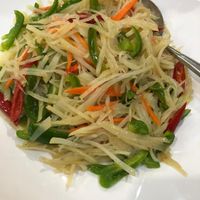 Fried potato at Ko Kant Kou Fu in Yangon