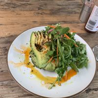 Avocado spinach cake   at Cafe 21 - University Heights in San Diego