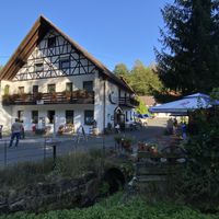Outside entrance at Gasthof Zur Sägemühle in Hiltpoltstein
