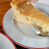 Veganer Käsekuchen at Gasthof Zur Sägemühle in Hiltpoltstein