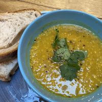 lentil soup  at The Locker in Cambridge