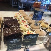 Vegan brownies and cupcakes at Lucky's Bakehouse in Boulder