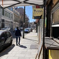 The cat!  at Gran Tirano in Valparaiso