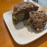 Avocado and chis patty sandwich   at Gran Tirano in Valparaiso