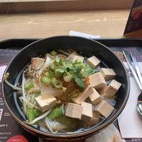 Big noodle soup with tofu (9,90€)  at Som Kitchen in Vienna