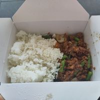 Pad krapao with soy mince at Som Kitchen in Vienna