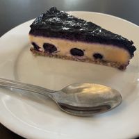 Blueberry cheesecakee  at Giving Tree Cafe in Phoenix