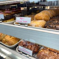 So many good options... at SK Donuts & Croissant in Los Angeles